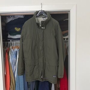 Vintage Patagonia Men's Olive Puffer Parka Jacket men’s medium